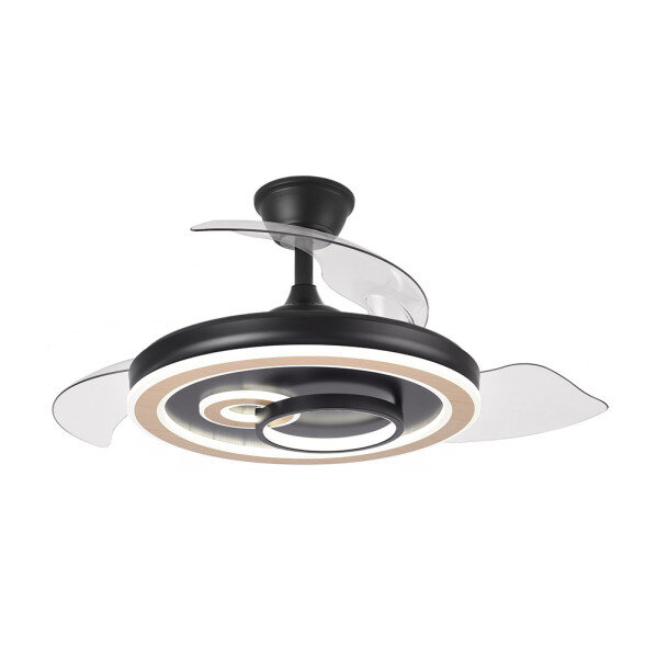 Ventilador Dc Sultan 68w Negro/madera 3asp.107d 4960lm 3000-4500-6500k Reg.intensidad+remoto+memoria+temporizador - Image 2