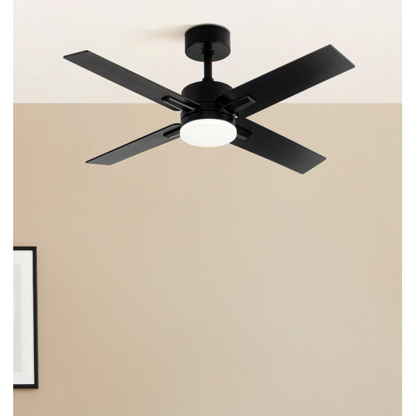 Ventilador Dc Talco 20w Negro 4aspas Negra/gris 6vel. 3000k,4000k,6500k 2350lm Remoto, Memoria, Temporizador 106d - Image 4