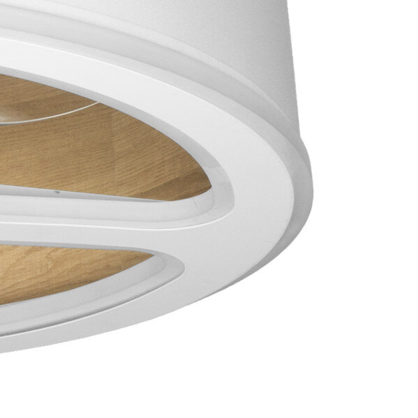 Ventilador Dc Tatiana 110w Blanco/mad.Clara 3 Aspas 62d 3000-4000-6000k 9350lm Remoto,memoria,temporizador - Image 2