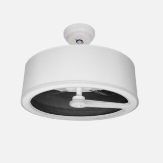 Ventilador Dc Tatiana 110w Blanco/mad.Negra 3 Aspas 62d 3000-4000-6000k 9350lm Remoto,memoria,temporizador