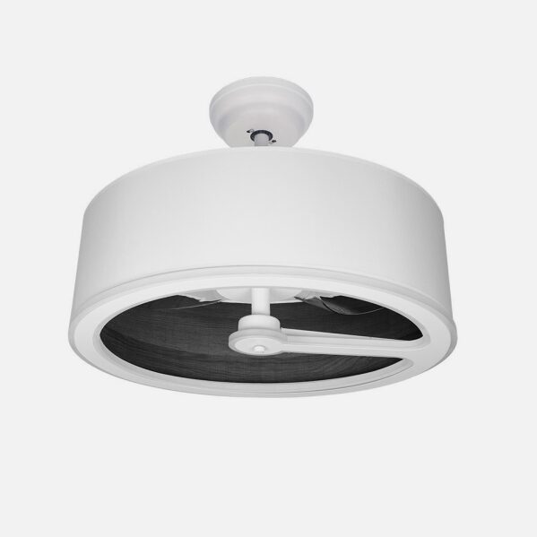 Ventilador Dc Tatiana 110w Blanco/mad.Negra 3 Aspas 62d 3000-4000-6000k 9350lm Remoto,memoria,temporizador