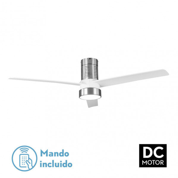 Ventilador Dc Teo 24w 2950lm Niquel 3Asp Blancas 32x139d 3000-4000-6000k C/remoto, Memoria Y Temporizador - Image 2