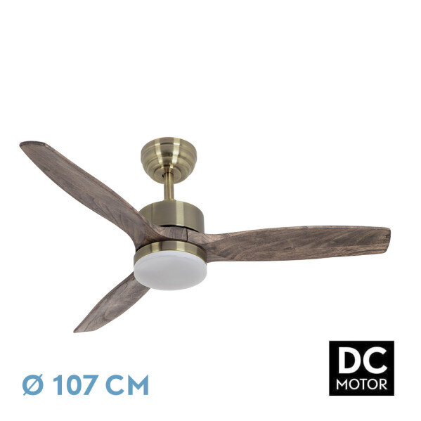 Ventilador Dc Torino 24w Cuero 3aspas Roble 6vel 107d 2424lm 3000k,4000k,6500k Remoto+temporizador+memoria - Image 2