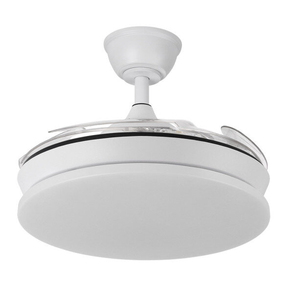 Ventilador Dc Tridente Mini 59w Blanco 4aspas Desp. 91d 6980lm Reg.intensidad Remoto+temporizador+memoria 3000-4000-6000k - Image 2