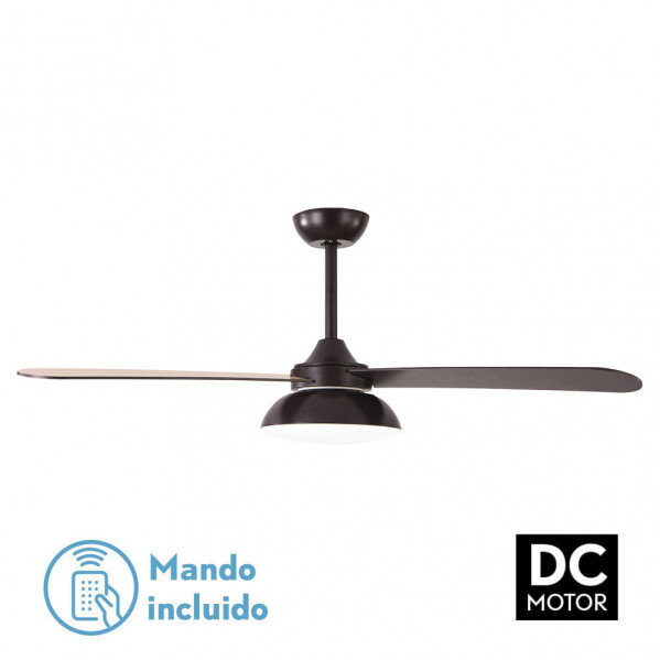 Ventilador Dc Umi 24w Marron 3 Aspas Rev. Marron/haya 132d 2950lm 3000-4000-6000k 2tijas C/remoto, Memoria Y Temporizador - Image 2
