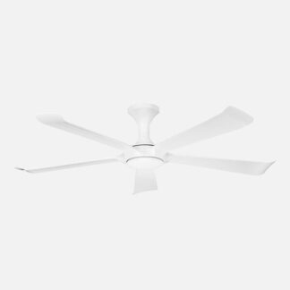 Ventilador Dc Vinaros 18w Blanco 5aspas 6vel 144d  2250lm 3000-4500-6500k Remoto+memoria+temporizador