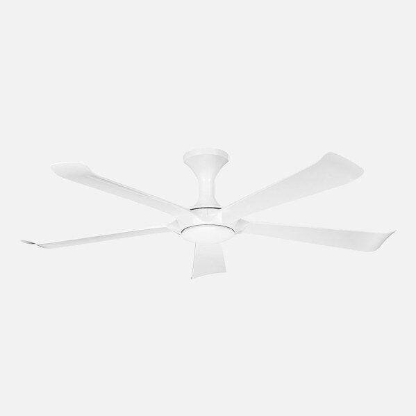 Ventilador Dc Vinaros 18w Blanco 5aspas 6vel 144d 2250lm 3000-4500-6500k Remoto+memoria+temporizador