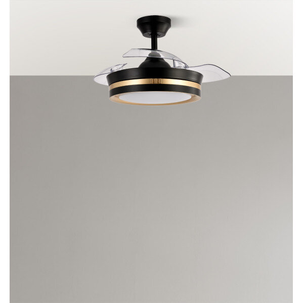 Ventilador Dc Viper Negro/oro 48w 3aspas 91d 4800lm 6vel 3000k,4500k,6000k, Remot+temporizador+memoria - Image 3