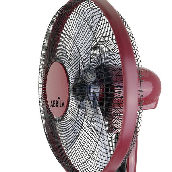 Ventilador De Pie Borlon Negro/burdeos 3 Vel.55w 5x2 aspas Orientable+ Remoto+ Temporizador Regx43x40 Cm - Image 2