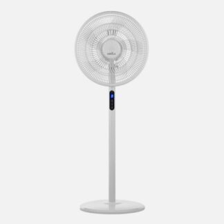 Ventilador De Pie Icono Blanc 3vel 45w 119x44x40 Cm Oscilante 5asp.c/ Remoto,temporizador