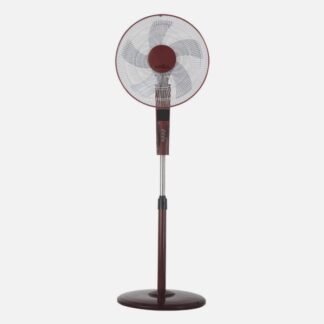 Ventilador De Pie Rayo Burdeos/ng.3 Vel.60w.5 Asp 43d C/ Remoto Y Temporizador 0,5h-7,5h