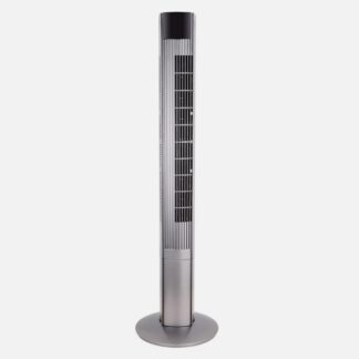 Ventilador De Torre Principe Plata 3vel 50w Remoto Oscilante Temporizador 116x32x32cm