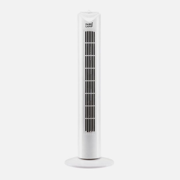 Ventilador De Torre Tero Blanco 3 Vel 50w Oscilante Temporizador 80x25x25 Cm