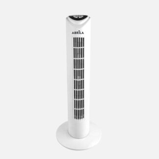Ventilador De Torre Tuka Blanco 3 Vel 50w C/remoto Oscilante Temporizador 80x25x25 Cm