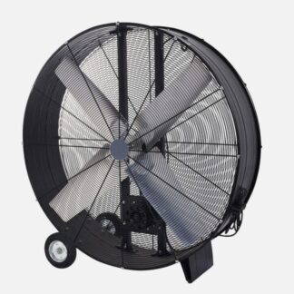 Ventilador Industrial Maximum 1000w Negro 112d 2 Velocidades C/ruedas