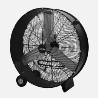 Ventilador Industrial Maximum 630w Negro 97,6d 2 Velocid.3asp.alum.ruedas 100x97,6x42cm