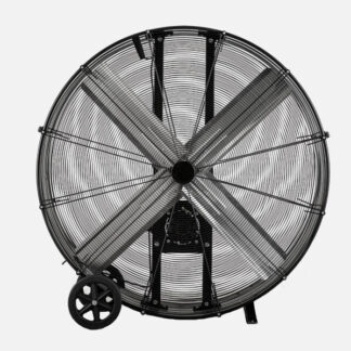 Ventilador Industrial Maximum 800w Negro 127d 2 Velocidades C/ruedas 129,5x127x46cm