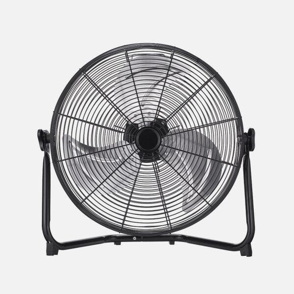 Ventilador Industrial Midas 100w Negro/cromo 46d 3 Velocidades,orientable 51x55x22 Cm
