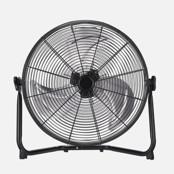 Ventilador Industrial Midas 120w Negro/cromo 55d 3 Velocidades,orientable 59x62x22 Cm