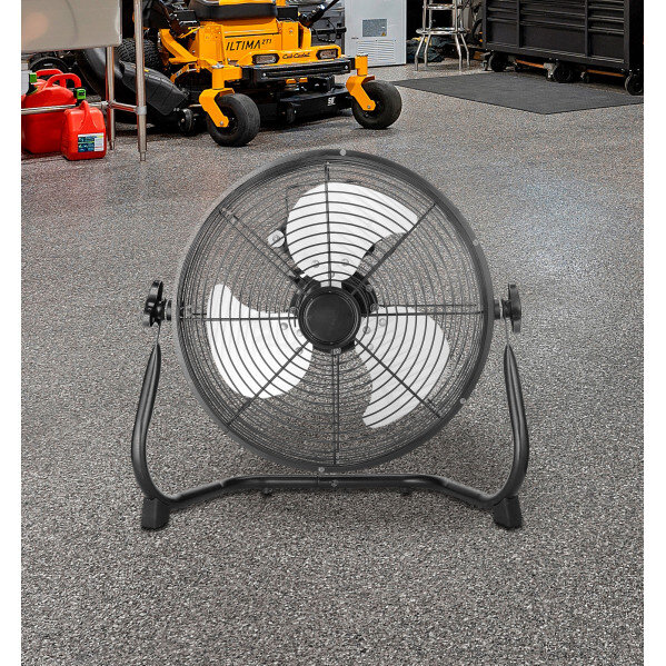 Ventilador Industrial Midas 120w Negro/cromo 55d 3 Velocidades,orientable 59x62x22 Cm - Image 2
