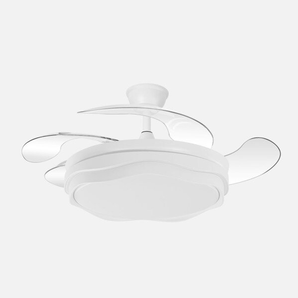 Ventilador Nasim 59w 6980lm Blanco 4 Aspas Desp. 34,5/42x50/107cm 3col.dc.remot+reg.inten - Image 2