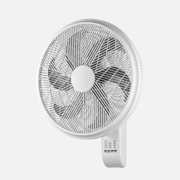 Ventilador Pared Alcora 75w Blanco 3vel 6asp C/remoto Oscilante Y Orientab.tempo.65x52x30cm - Image 2