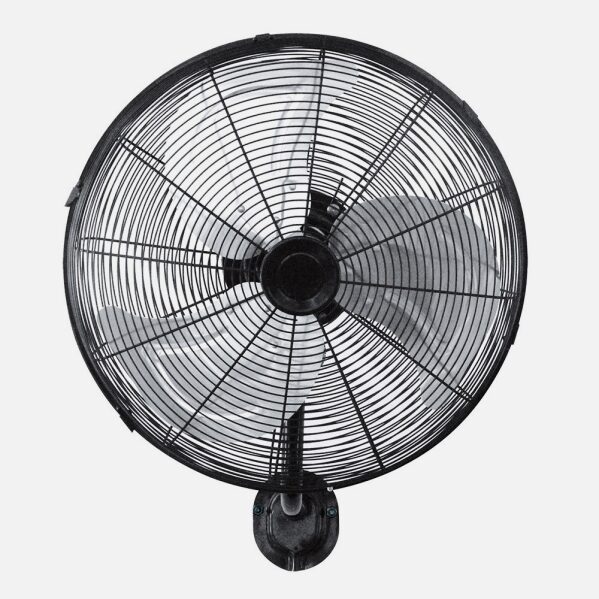 Ventilador Pared Arrecife 120w Negro/plata 55d 3 Velocidades Orientable Y Oscilante