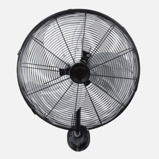 Ventilador Pared Arrecife 60w Negro/plata 40d 3 Velocidades Orientable Y Oscilante