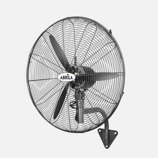 Ventilador Pared Indust.borrasca Negro 3velocidades 145w 3aspas Fijo Y Rotatorio 60x56x30cm