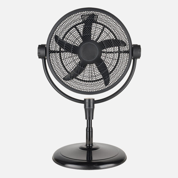 Ventilador Pie 3x1 Aifos Negro 3vel 90w 5aspas Rotacion manual Suelo/pared/sobremesa Orientable Regx61x61cm - Image 2