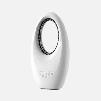 Ventilador Sin Aspas Arevalo Blanco 50w 3velocidades Oscilante Tactil C/remoto Y Temporizador 57,5x29x17cm