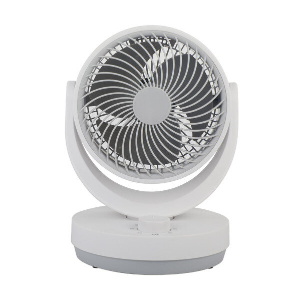 Ventilador Sobremesa Blanco/gris Lagos 3velocidades 35w 3aspas Orientable 29,8x22,6x20,6cm - Image 2