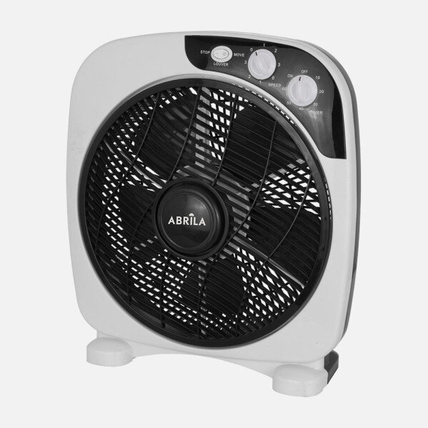 Ventilador Sobremesa Borja 45w Blanco/negro 3vel. 5 Aspas Temporizador 41x37,5x12,5cm