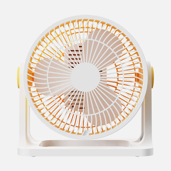 Ventilador Sobremesa Funchal Amarillo 32w 3aspas 3vel Orientable 24x25x15,5cm - Image 2
