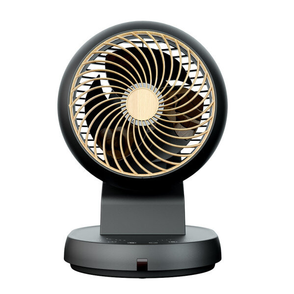 Ventilador Sobremesa Urbel Negro/haya 30w 4velocidades 31,5x 21x24cm Oscilacion 3d Remoto,temporizador - Image 2