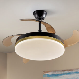 VENTO-VENTILADOR NEGRO-ORO D50/100 DIM