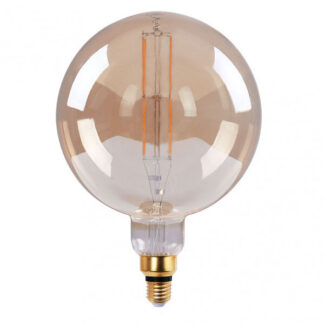Bombilla Filamento Globo 30x20d 8w 850lm E27  Ambar 3000k