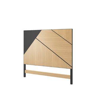 Cabecero 150 NERI roble/negro