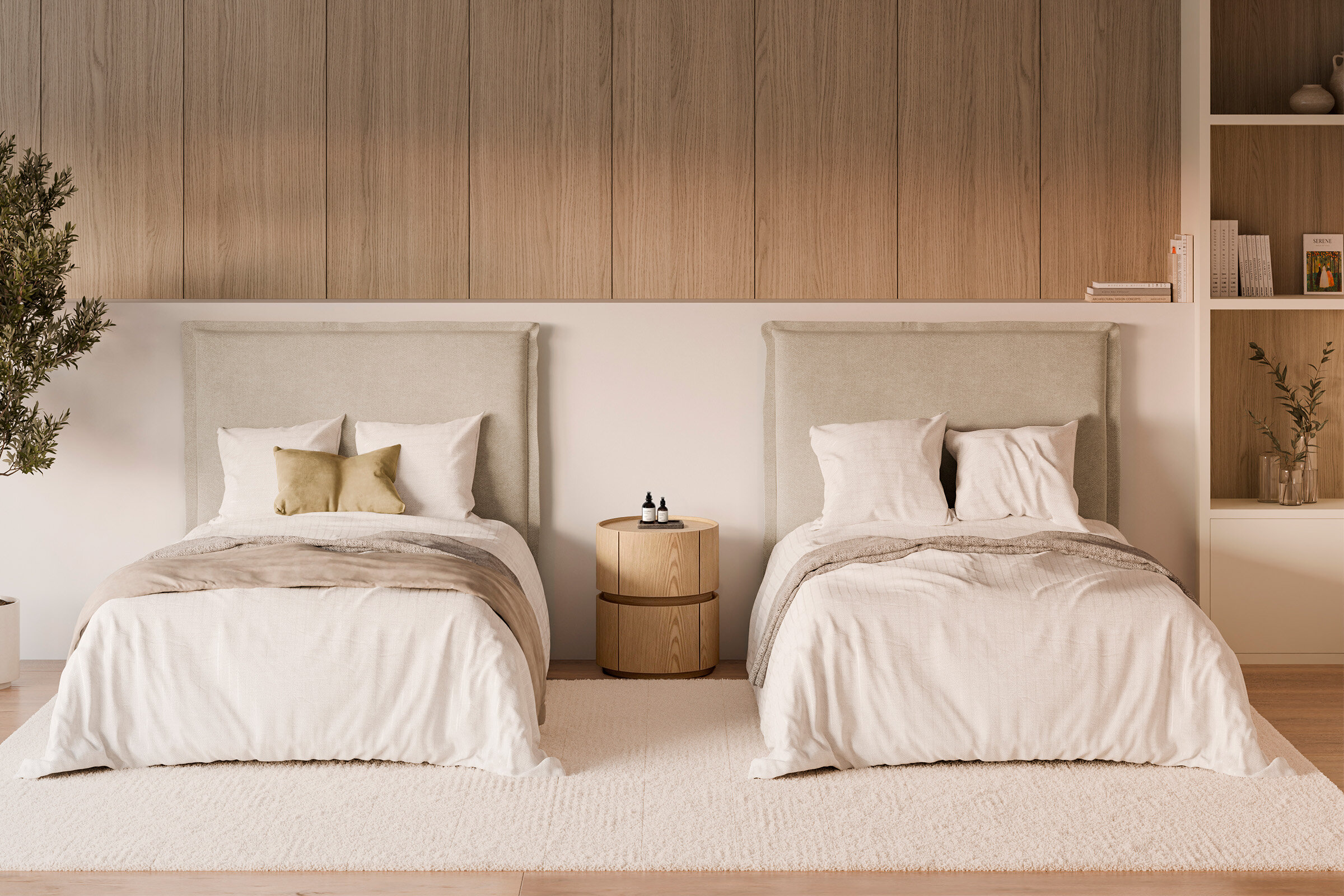 Cabecero ABREGO 90 beige