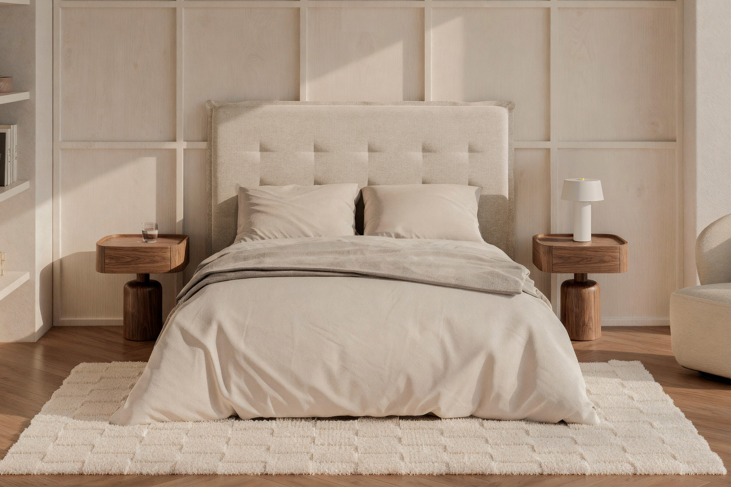Cabecero ALISIO 135/140 beige