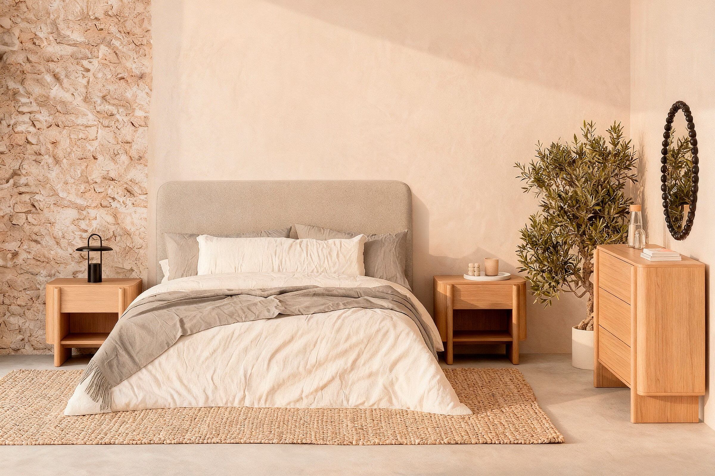 Cabecero GALERNA 135/140 taupe