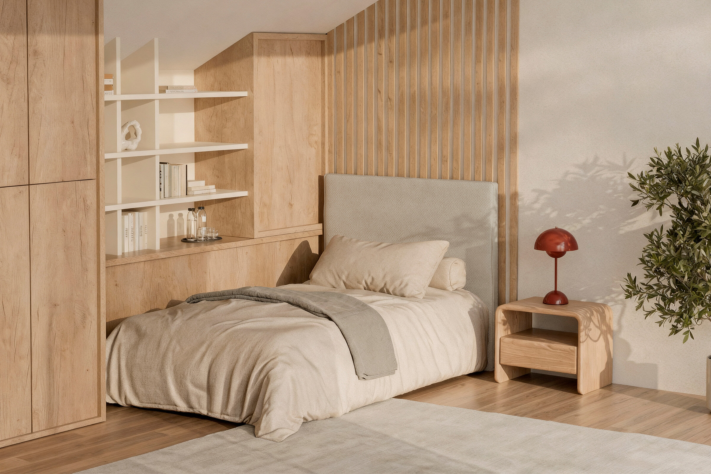 Cabecero MISTRAL 90 beige