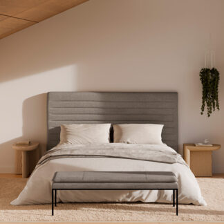 Cabecero XALOC 135/140 gris oscuro