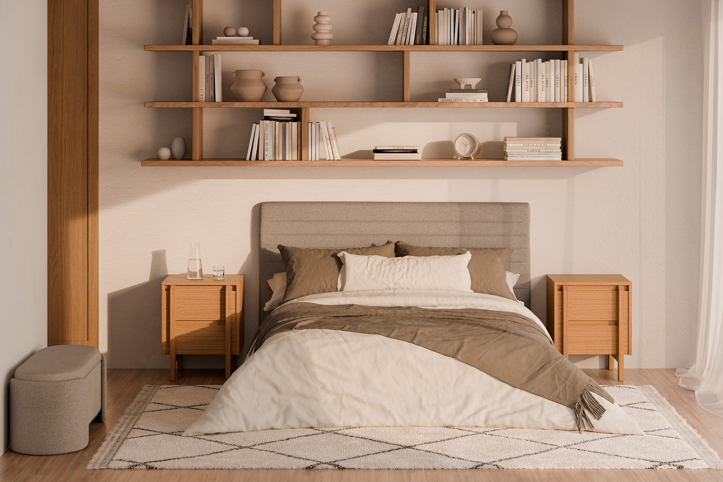 Cabecero XALOC 135/140 taupe