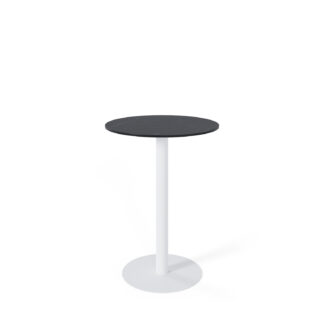 Mesa alta fija LYA negro/blanco