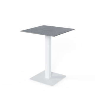 Mesa alta fija SAMIRA gris/blanco