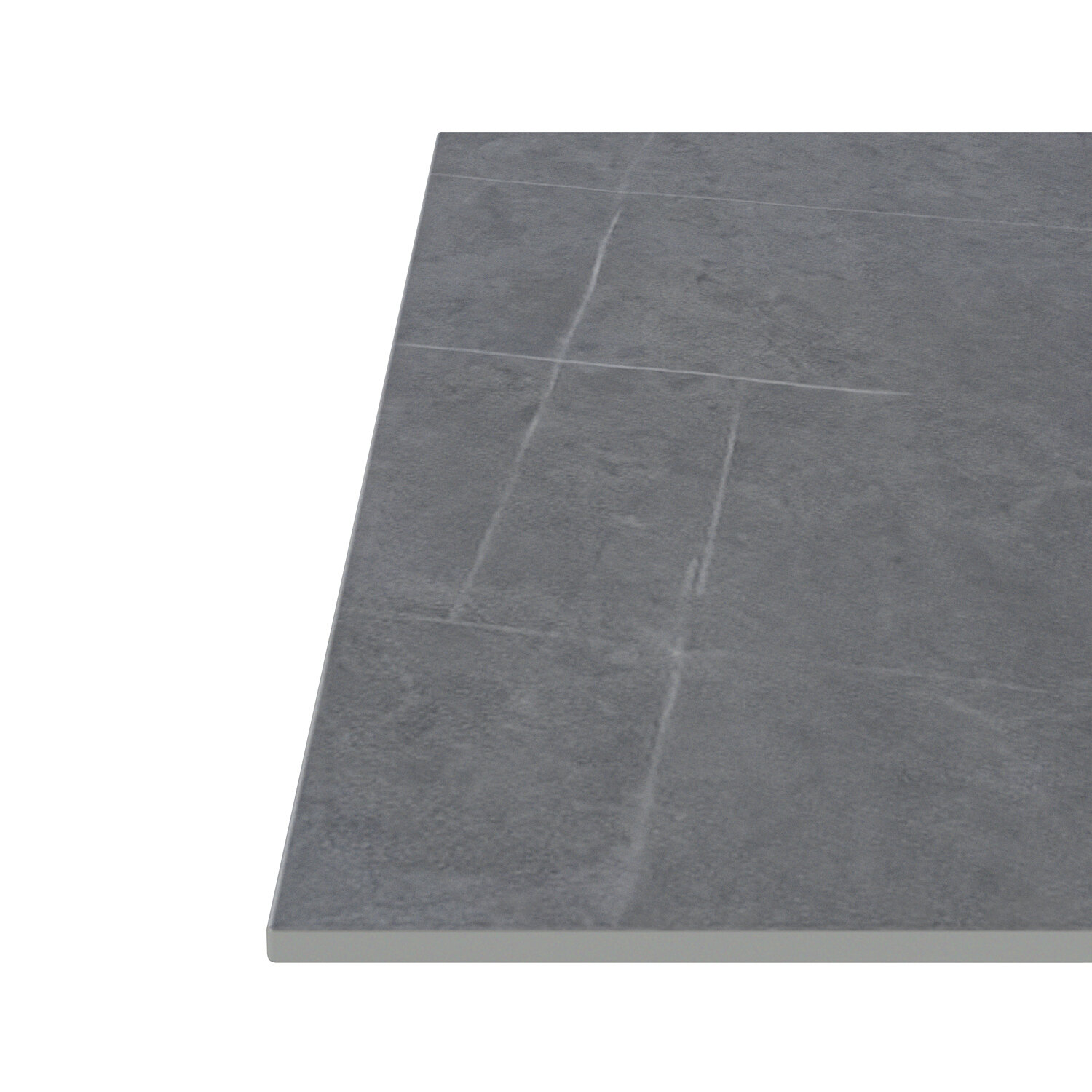 Mesa alta fija SAMIRA gris/blanco - Image 2