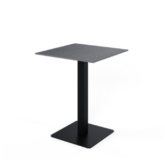 Mesa alta fija SAMIRA gris/negro