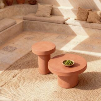 Mesa auxiliar MIRKO terracota
