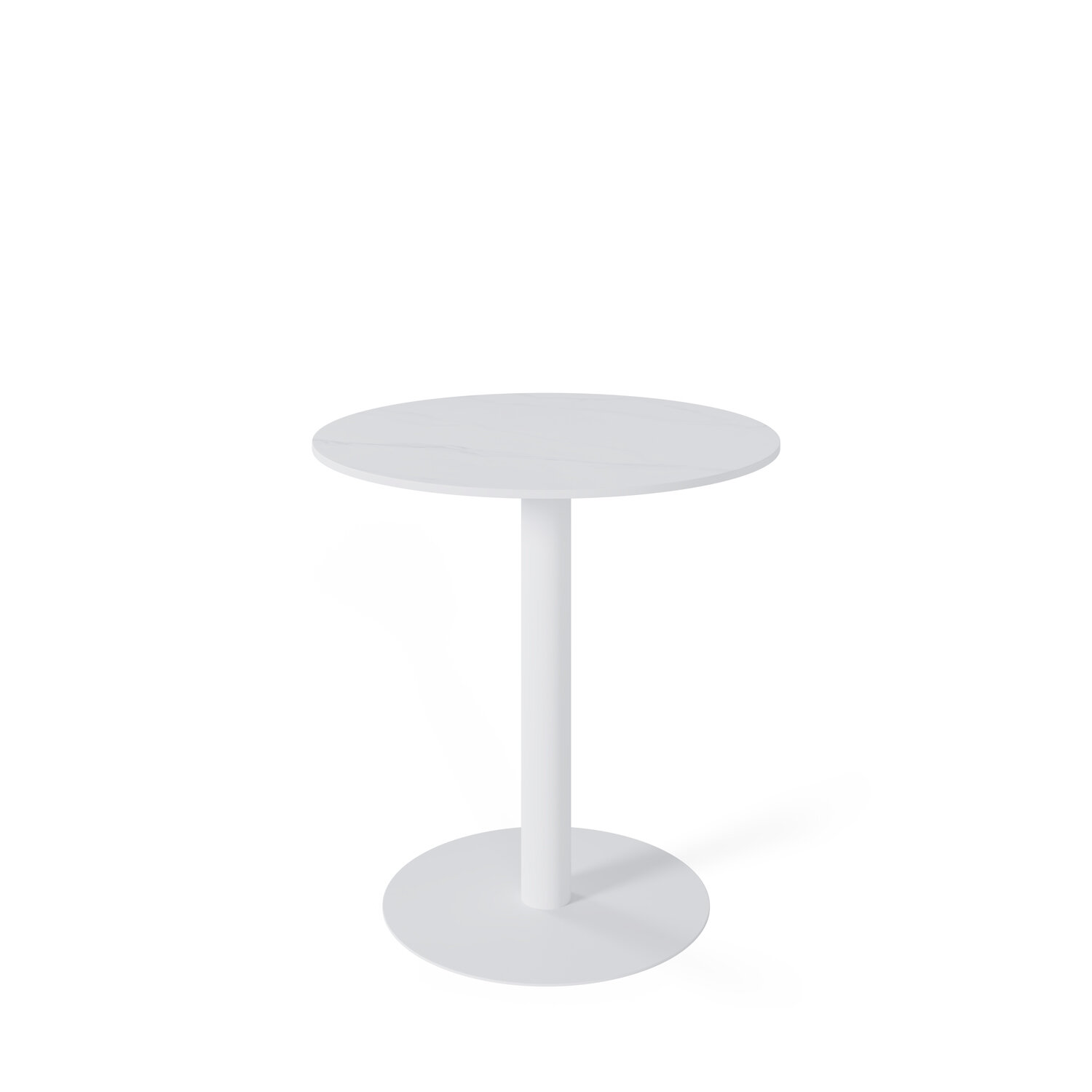 Mesa baja fija LYA blanco/blanco - Image 3